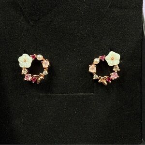 Rose Gold Flower earrings